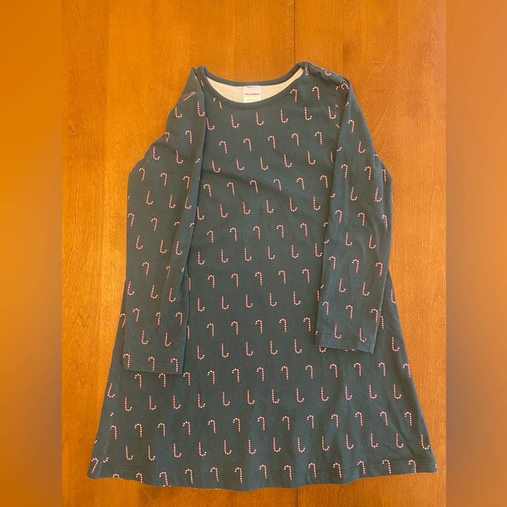 Hanna Andersson candy cane dress size 6/7.